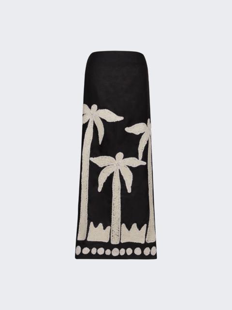 Johanna Ortiz Feliz Augurio Maxi Skirt Black