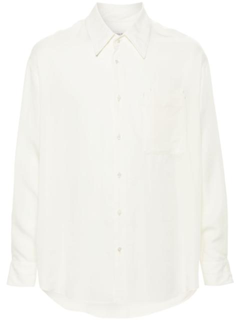 Lemaire double-pocket lyocell shirt