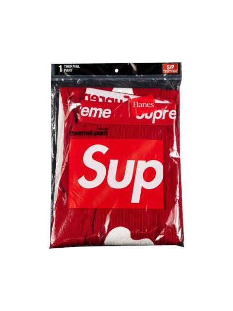 Supreme x Hanes Bones Thermal Pant (1 Pack) 'Red'