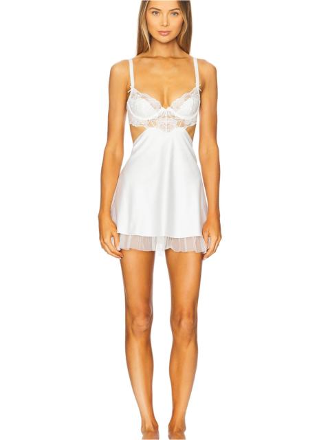 For Love & Lemons Blushing Blooms Mini Slip