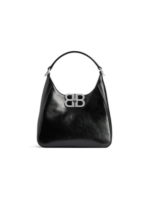 BALENCIAGA Women's Bb Soft Small Hobo Bag in Black