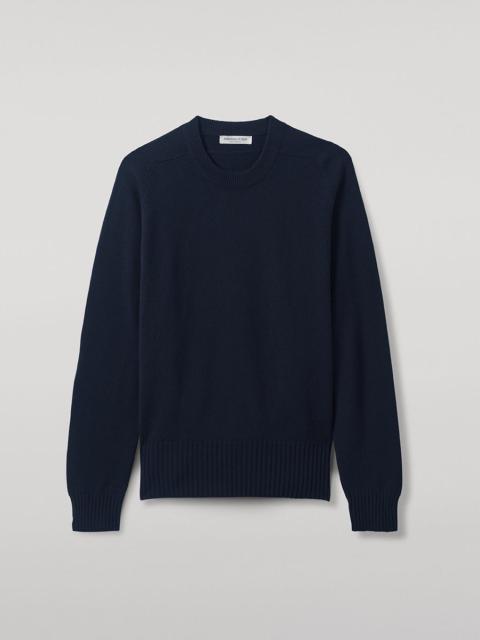 Johnstons of Elgin Superfine Merino Relaxed Navy Jumper