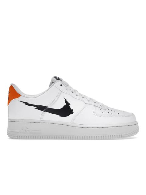 Nike Air Force 1 Low '07 Glitch Swoosh White Orange