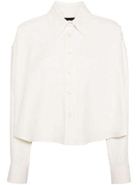 FABIANA FILIPPI buttoned linen blend shirt