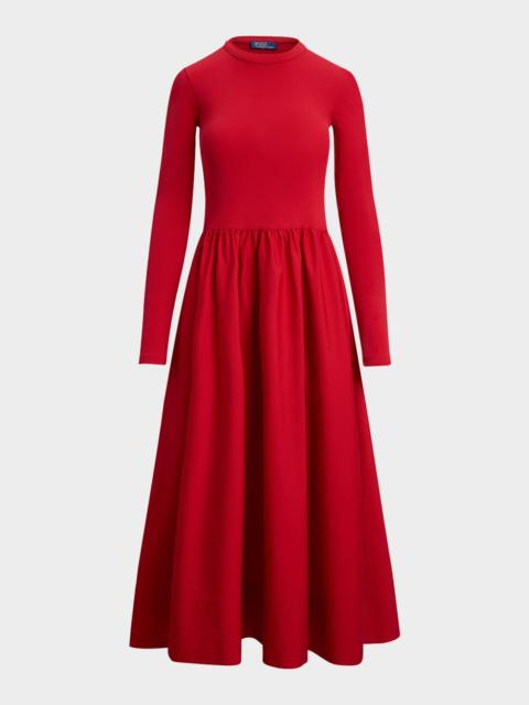 Polo Ralph Lauren Cotton Long-Sleeve Dress