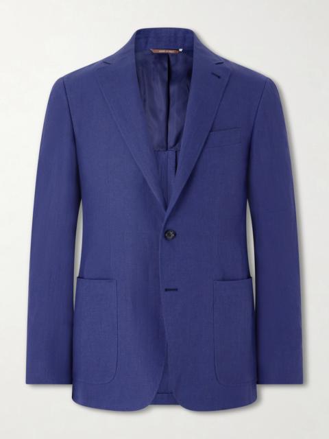 Canali Kei Linen Suit Jacket