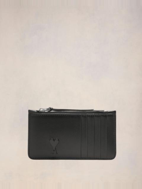 AMI Paris AMI DE COEUR ZIPPED CARD HOLDER