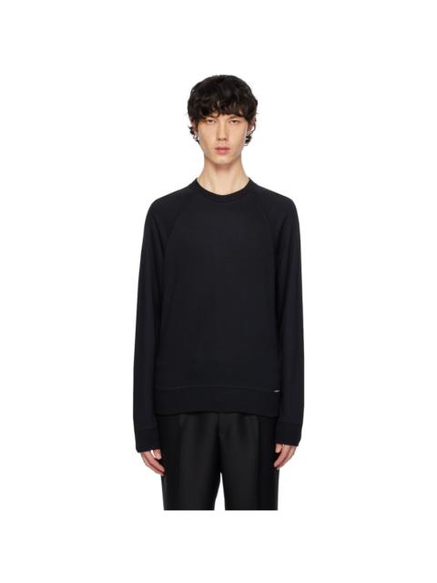 Black Raglan Sweatshirt