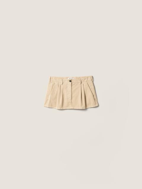 Miu Miu Old gabardine miniskirt