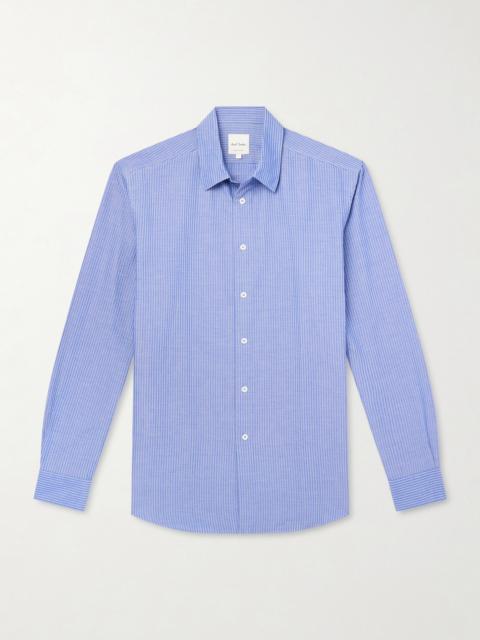 Paul Smith Striped Cotton-Seersucker Shirt