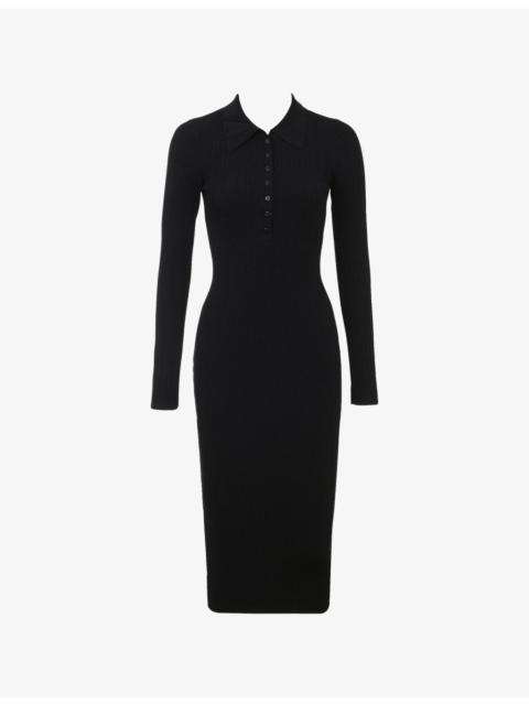 House of CB Sabra Ribbed Knit Maxi Dress