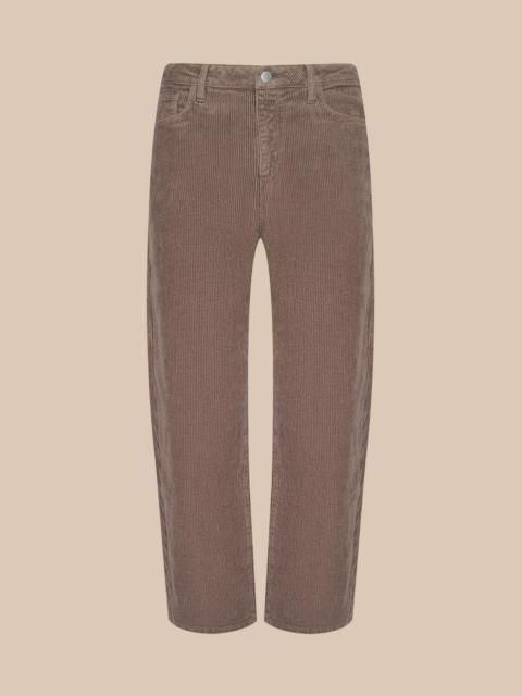 L'AGENCE Mallis Corduroy Bow-Leg Pant