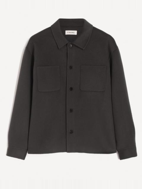 Double Face Wool Trucker Jacket