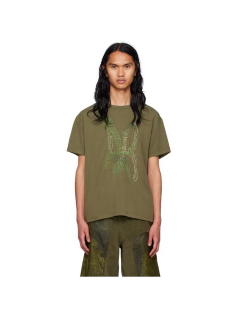 Andersson Bell Unisex Stool Patch Logo T-Shirt | REVERSIBLE