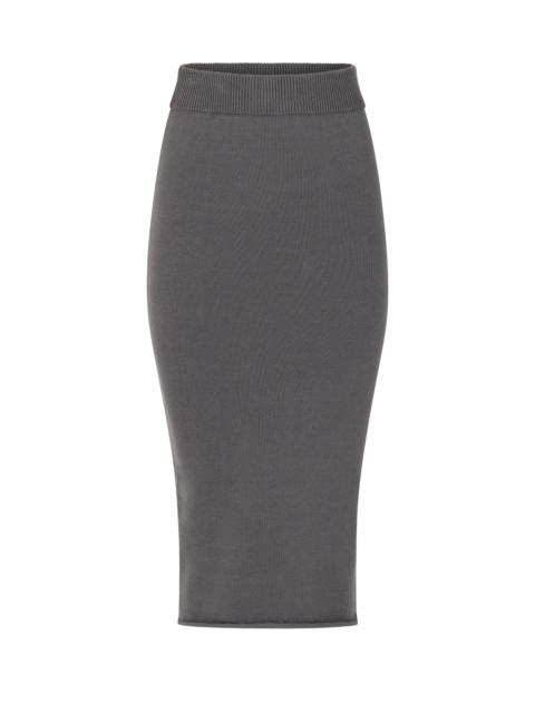 entire studios RAW KNIT SKIRT SLATE