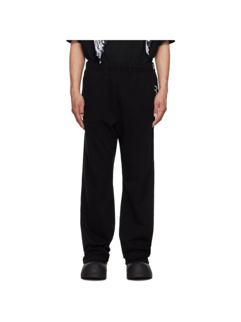 We11done Black Piercing Sweatpants