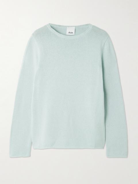 Allude Cotton And Cashmere-blend Sweater