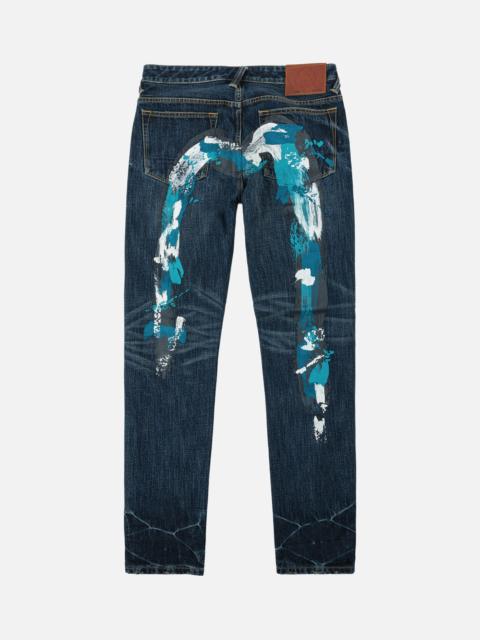 EVISU Handbrushed Daicock Taper Jeans #2017