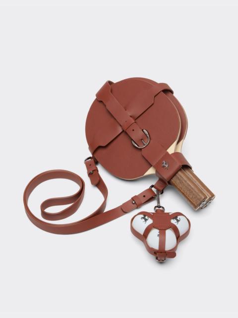 Ferrari Leather table tennis set