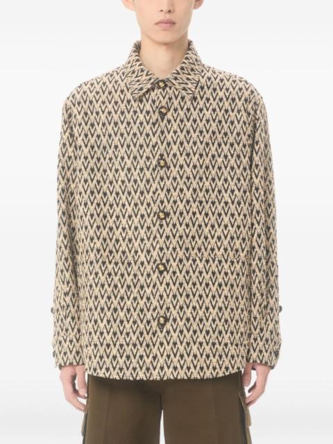 Valentino button-fastening shirt jacket