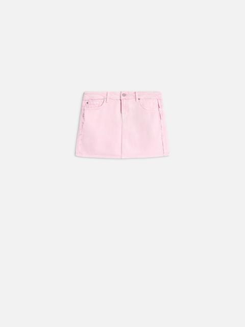 7 For All Mankind CHERRY MINI SKIRT in MANKIND Rose