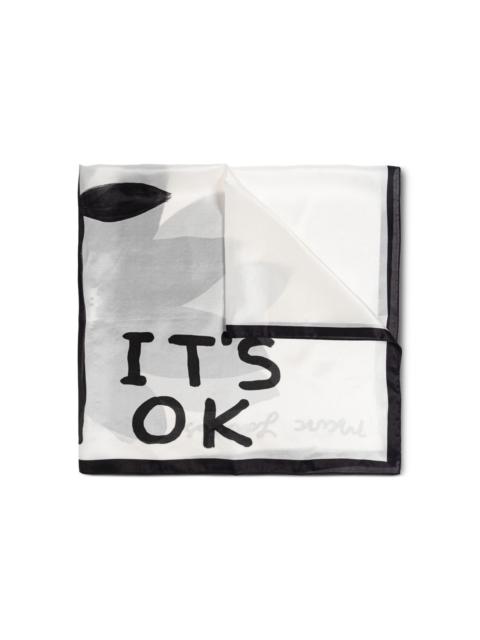 Marc Jacobs x David Shrigley It's Okay scarf