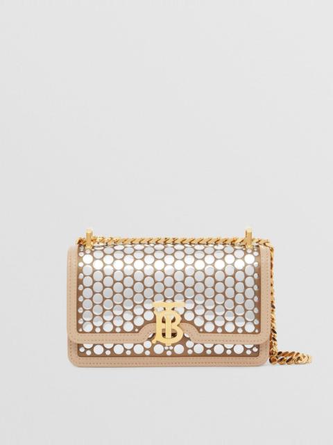 Burberry Mini Paillette-embellished Silk Chain TB Bag