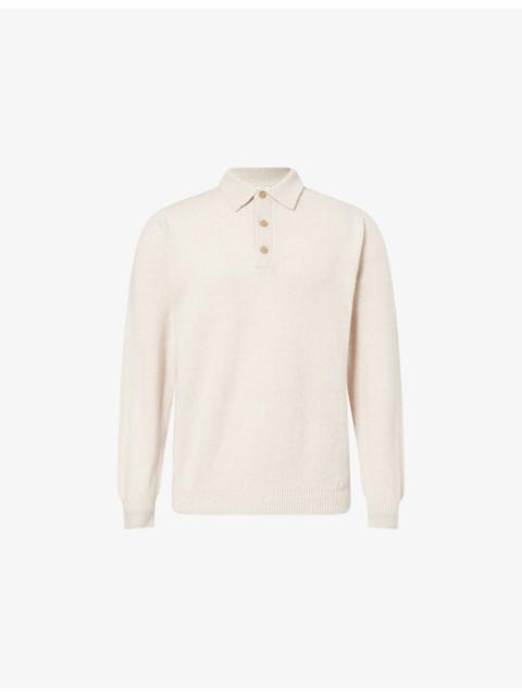 Sunspel Lambswool Polo Shirt
