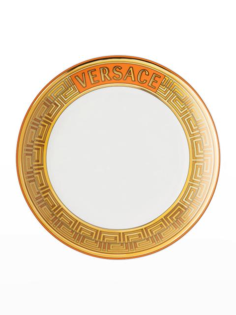 VERSACE Medusa Amplified Orange Coin Salad Plate