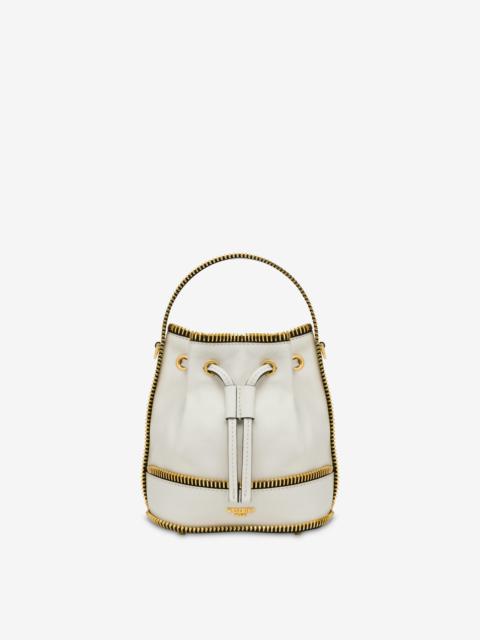 MOSCHINO RIDER SMALL BUCKET BAG