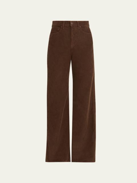 VERONICA BEARD Taylor Corduroy Wide-Leg Pants