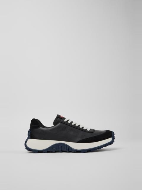 CAMPER Drift Trail Black Leather Sneakers for Women.