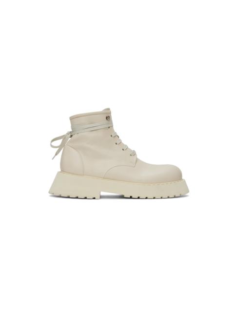 Off-White Micarro Lace-Up Ankle Boots
