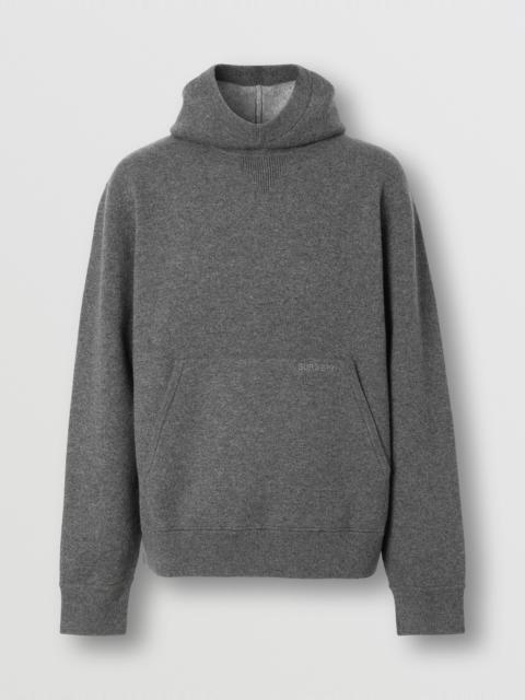 Burberry Logo Detail Cashmere Blend Oversized Hoodie
