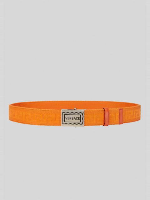 VERSACE 90s Vintage Logo Belt