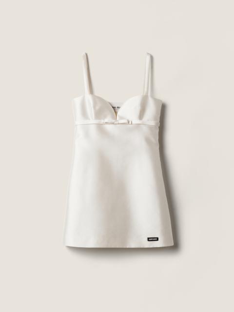 Miu Miu Silk and wool mini-dress