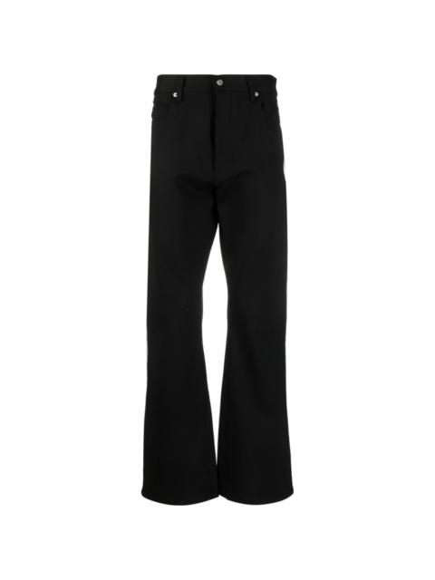 Logan Poly flared trousers