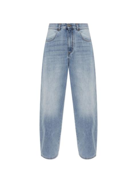 RÓHE faded wide-leg jeans