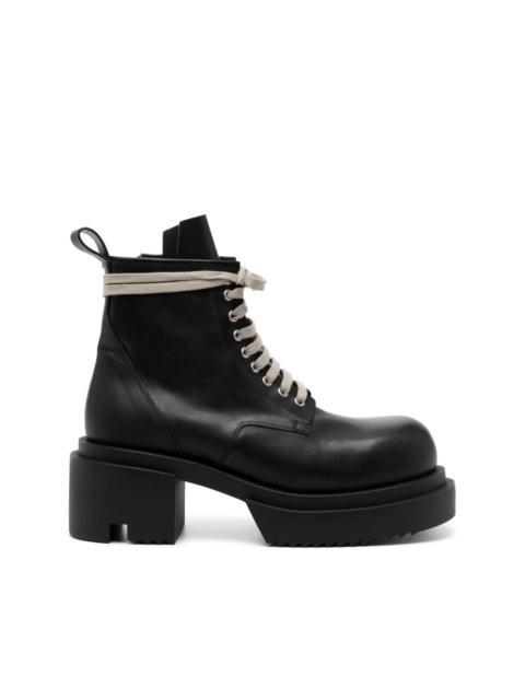 Rick Owens lace-up leather boots