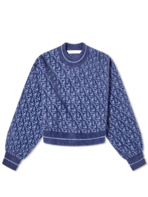 Palm Angels Monogram Jacquard Sweater