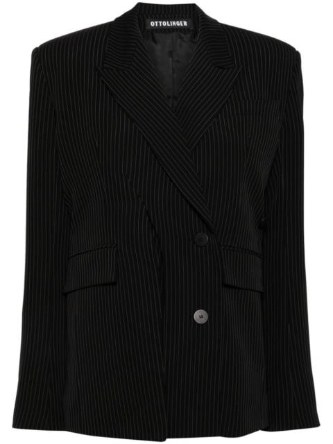 OTTOLINGER Signature Split Pinstripe blazer