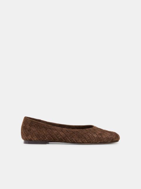 dolce vita KOY BALLET FLATS DK BROWN SUEDE