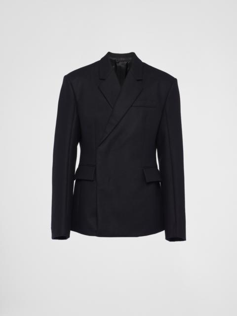 Prada Double-breasted wool jacket