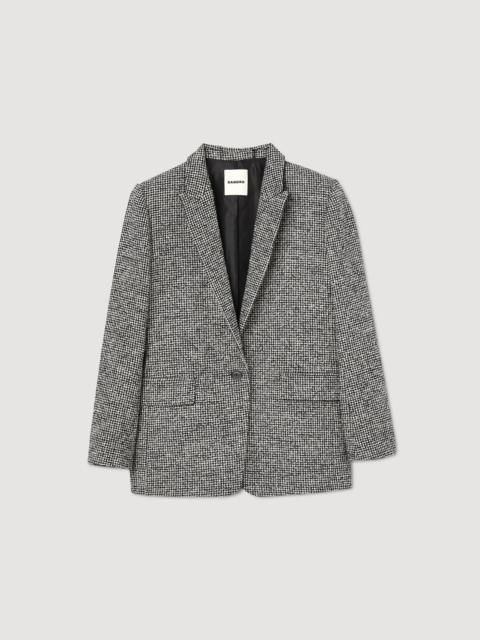 Sandro Houndstooth blazer