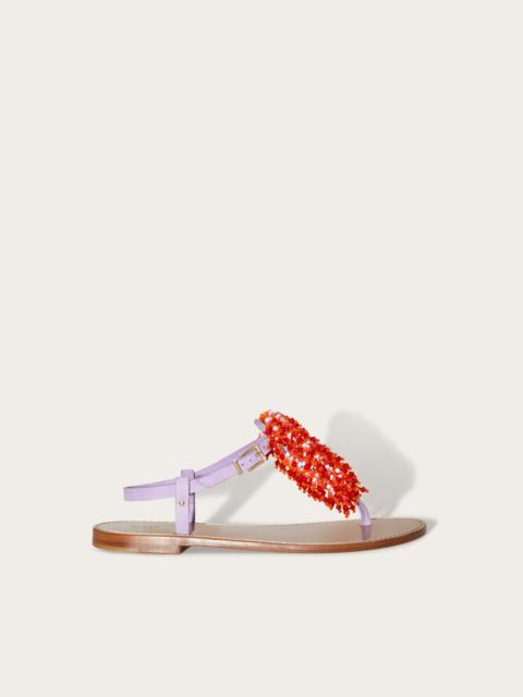 PUCCI EMBROIDERY SANDALS