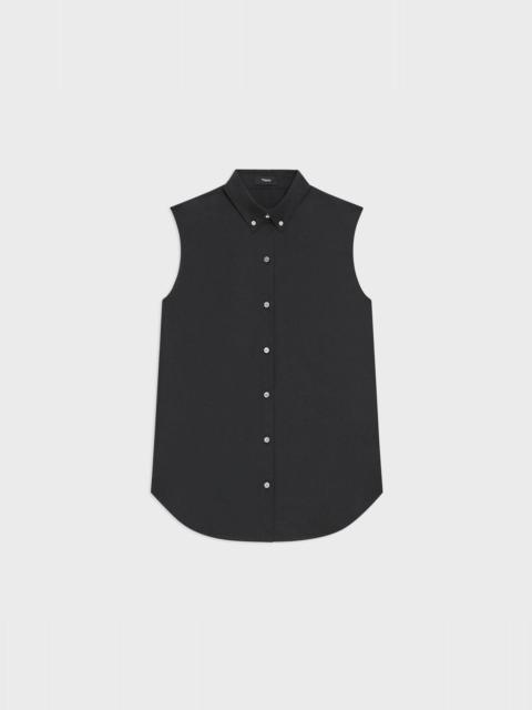 Theory Sleeveless Shirt in Cotton-Blend