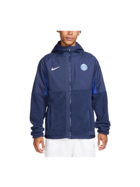 Nike Paris Saint-Germain AWF Winterized Full-Zip Football Jacket 'Navy' DN3113-410