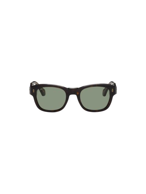 Cartier Tortoiseshell Square Sunglasses