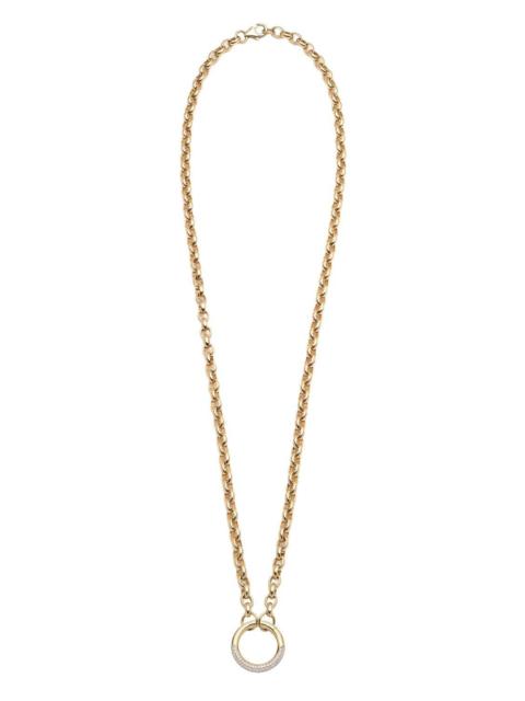FOUNDRAE Diamond Pave Heavy Belcher Open Chain