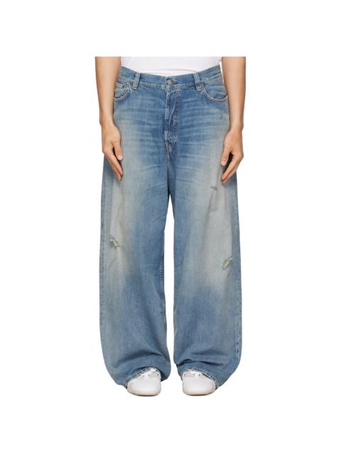 Acne Studios 1989 Drago Road wide-leg jeans - B00321 | REVERSIBLE